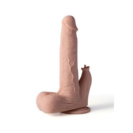 Colter App Controlled Realistic 8.5" Thrusting Dildo Vibrator w/Clit Licker - Ivory